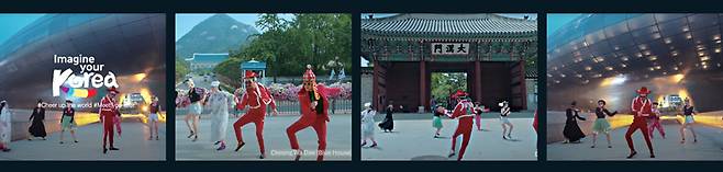 국악 퓨전 밴드 '이날치'와 '앰비규어스 댄스컴퍼니'가 협업한 '범 내려온다' 영상ⓒ한국관광공사 유튜브