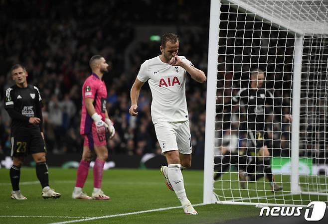 토트넘 홋스퍼의 골잡이 해리 케인. © 로이터=뉴스1