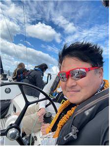 이블아이 제품을 착용한 팀 솔피 김한울 선수의 모습