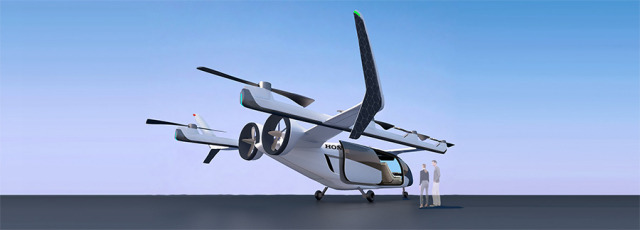 혼다의 전기 충전식 수직 이착륙기(eVTOL) /혼다 홈페이지 캡처