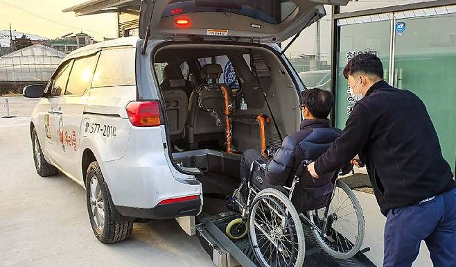 철원군 교통약자 특별교통수단 '우리콜' [철원군 제공. 재판매 및 DB 금지]