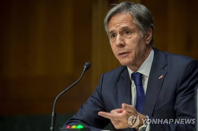 토니 블링컨 미국 국무장관. (워싱턴 UPI=연합뉴스)