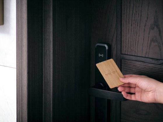 인터컨티넨탈 서울 파르나스의 대나무 키카드. 사진 인터컨티넨탈 서울 파르나스