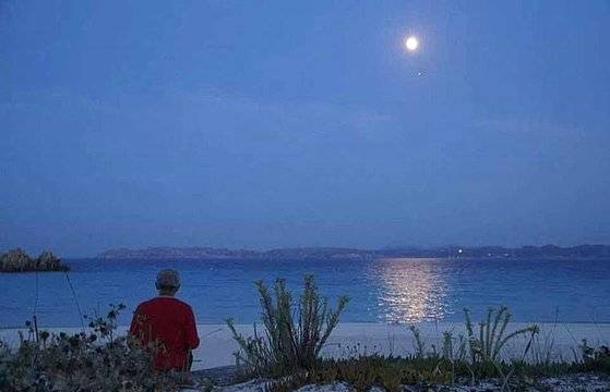 부델리 섬에서의 모란디. [mauro dabudelli 페이스북 캡처]