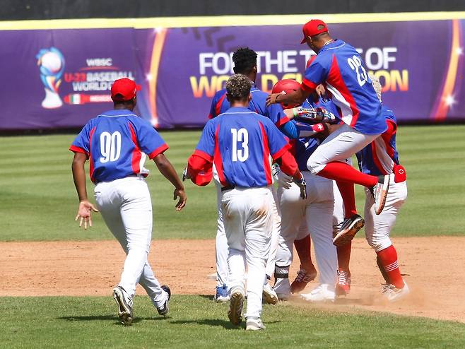 U-23 쿠바야구선수단. 세계야구소프트볼연맹(WBSC) 홈페이지 갈무리 © 뉴스1