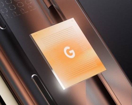 구글이 개발한 반도체 '텐서' 이미지. 이 제품은 삼성 파운드리에서 만든다. [구글 홈페이지 캡처]