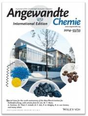 안게반테케미 지(독일화학회지)에 실린,막스플랑크 연구소의 100주년 기념 표지