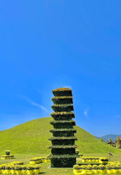 경주 황금정원 나들이 도시원예전 꽃 정원. 경주시 제공