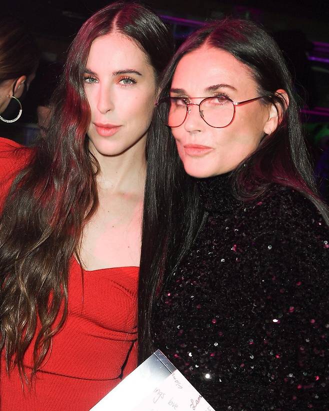 스카우트 라루 윌리스(왼쪽), 데미 무어/ 사진=데미 무어 인스타그램© 뉴스1