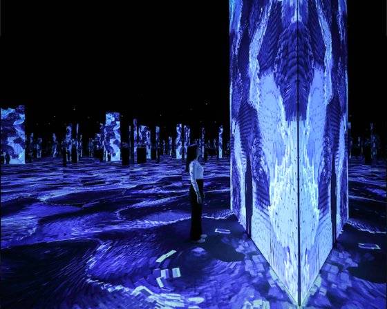 아르떼뮤지엄 제주의 워터폴. [사진 아르떼뮤지엄]