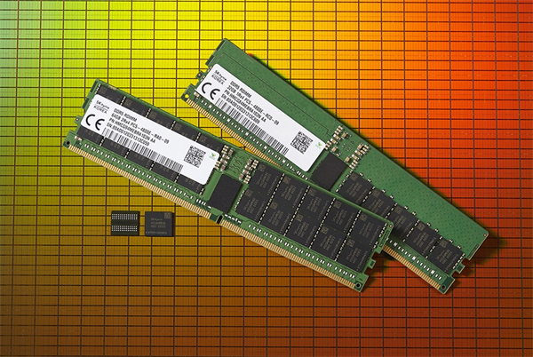 SK하이닉스의 DDR5 D램.