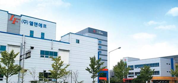 대구 달서구에 위치한 엘앤에프 본사 전경