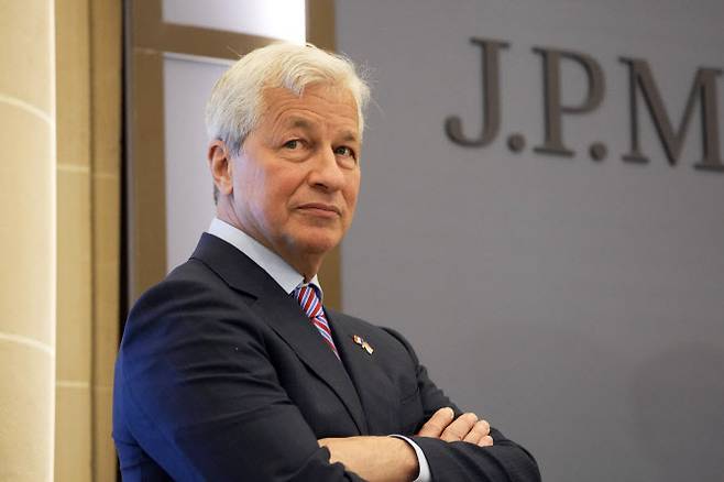 제이미 다이먼 JP모건 회장은 경쟁력 강화를 위한 투자를 아끼지 않겠다고 밝혔다. (사진= AFP)