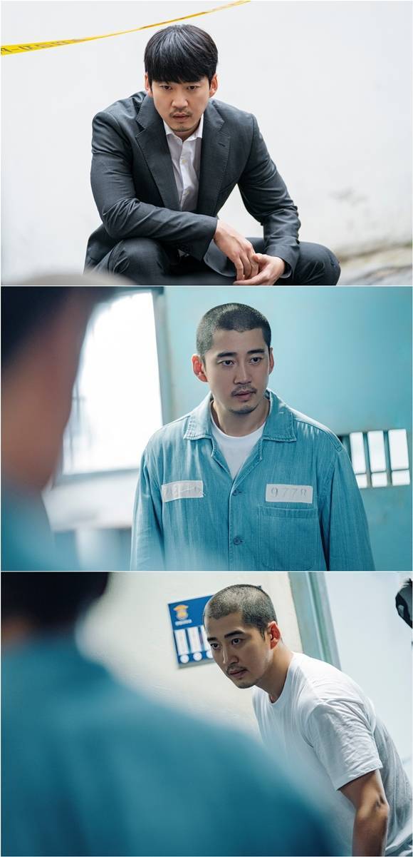 '크라임 퍼즐' 윤계상이 삭발을 감행하며 연기 변신을 예고했다. /KT 스튜디오지니, 스튜디오329 제공