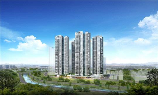 연희공원 푸르지오 라-끌레르 주경투시도. <대우건설 제공>