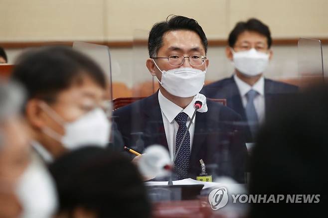 국정감사 출석한 이정수 서울중앙지검장 [국회사진기자단] jeong@yna.co.kr