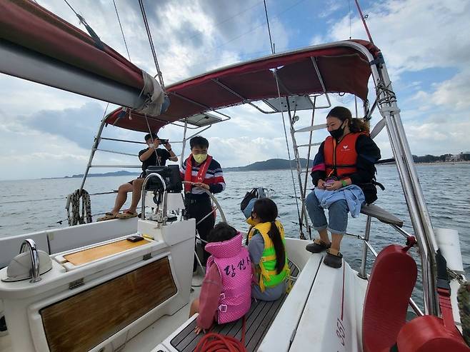 당진 왜목마을 요트체험 [당진시 제공]