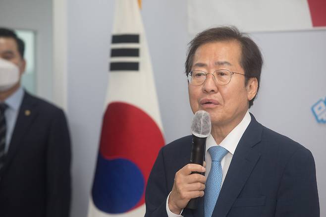 홍준표 국민의힘 대선 경선 후보. 국회사진기자단