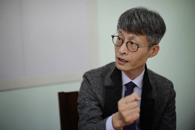 ▲ 안병진 경희대 미래문명원 교수 ⓒ프레시안(최형락)