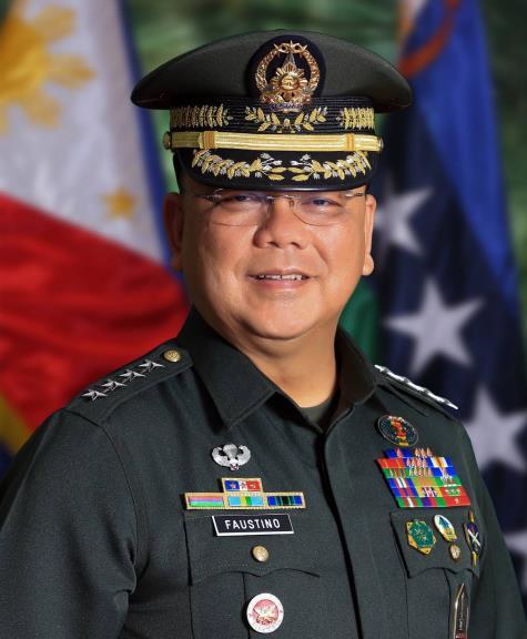 지난 7일 대장으로 진급한 호세 파우스티노(Jose C Faustino) 필리핀군 합참의장 [주필리핀한국대사관 제공. 재판매 및 DB 금지]