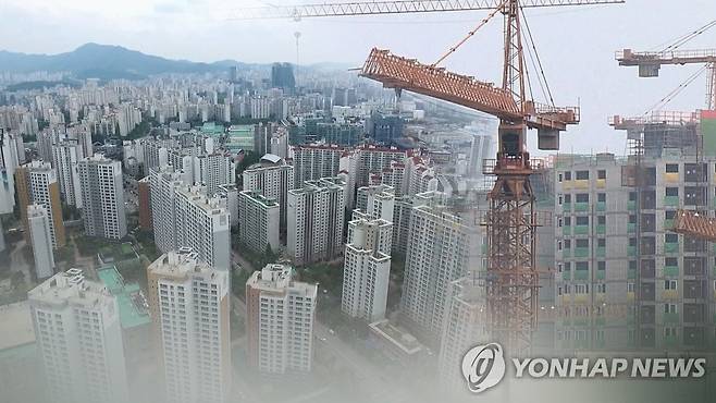 서울 아파트 분양가 3.3㎡당 3천135만원…1년전보다 17% 올라 (CG) [연합뉴스TV 제공]
