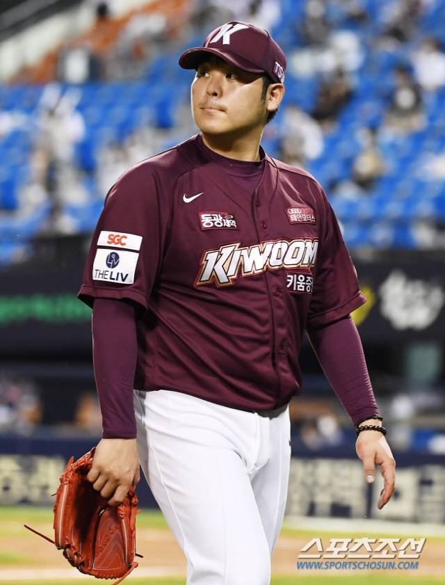 키움 한현희가 마운드에서 내려오고 있다.박재만 기자 pjm@sportschosun.com