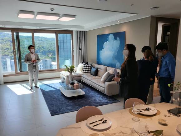 홈스타일링 컨설팅 체험 공간. [사진=GS건설]