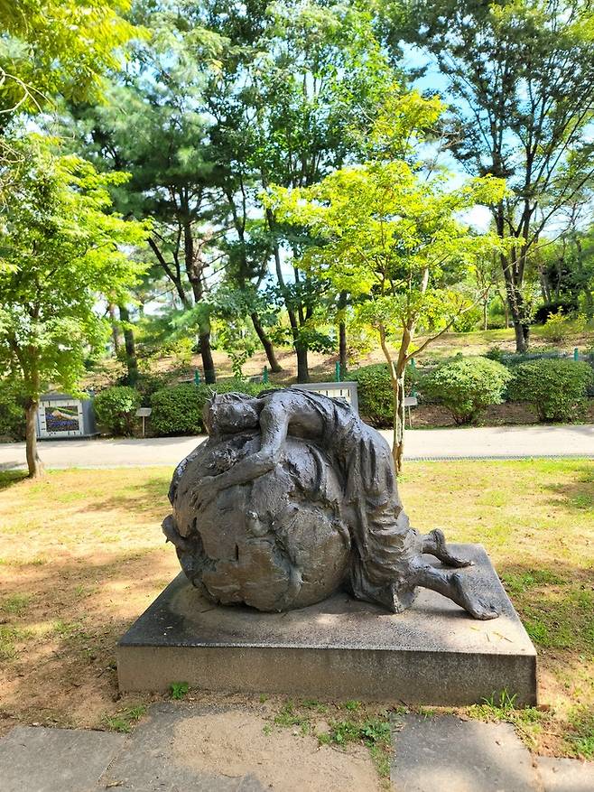 십자가의 길 청동조각