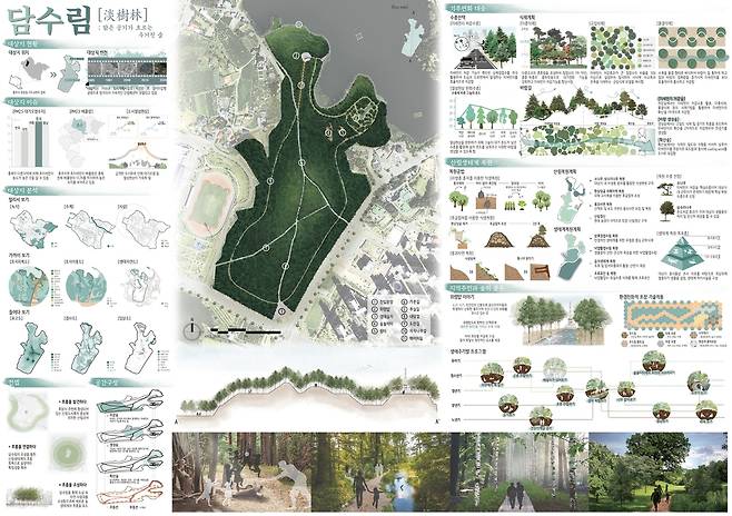 최우수상 받는 '담수림' [산림청 제공. 재판매 및 DB 금지]