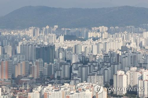 서울 남산에서 바라본 서울 시내 아파트
[연합뉴스 자료사진]