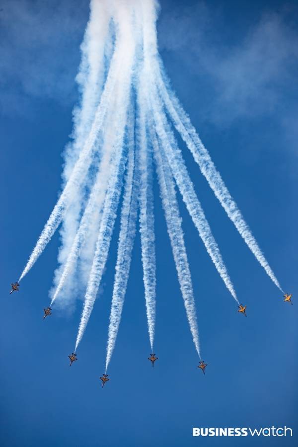 블랙이글스의 축하공연/사진=이명근 기자 qwe123@