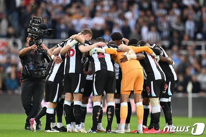 뉴캐슬 유나이티드의 팬들 © AFP=뉴스1