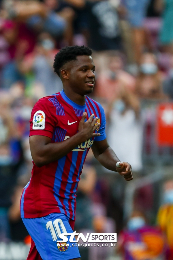 FC 바르셀로나 공격수 안수 파티. 사진|뉴시스/AP