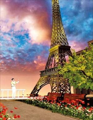 가상현실 등 디지털 신기술을 적용한 롯데홈쇼핑  여행상품 방송. 롯데홈쇼핑 제공