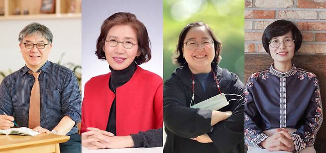 김현수 교장, 김의정 교사, 오현정 대표, 임성희 센터장