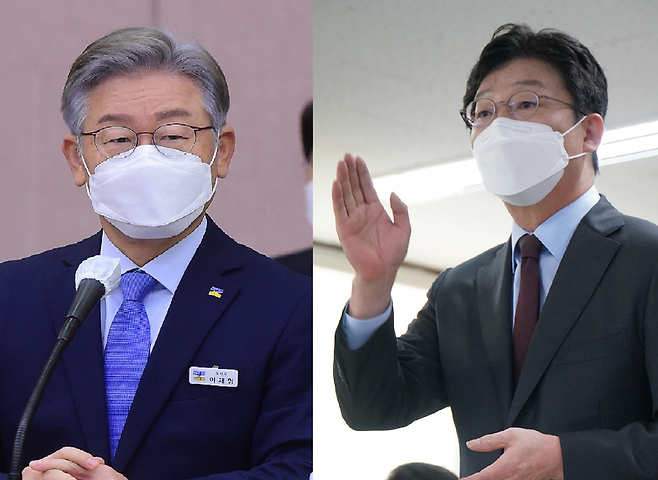 이재명 경기도지사(왼), 유승민 전 의원 / 사진 = 국회사진기자단, 유승민 캠프 제공