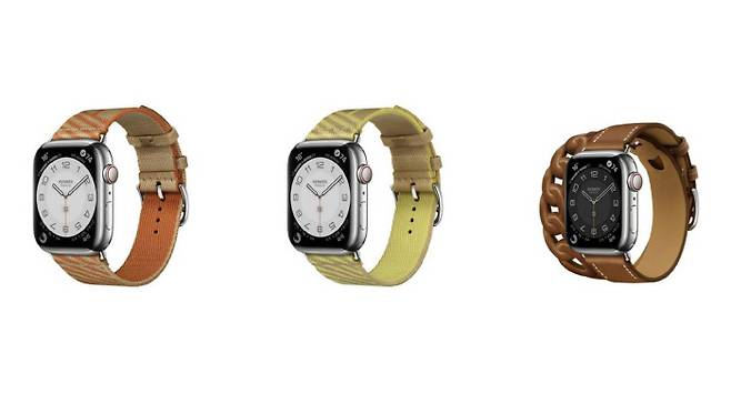 애플워치7 에르메스 에디션. [사진 = 에플]