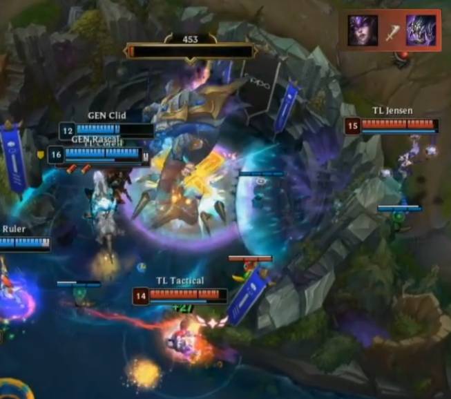 바론 스틸을 당했지만 할 때는 해야 한다(이미지=롤드컵 방송)