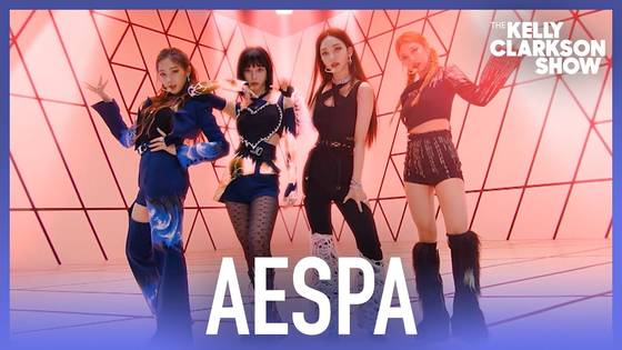 에스파 (출처 - 미국 NBC '켈리 클락슨 쇼')