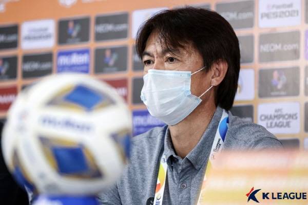 울산 현대 홍명보 감독. ⓒ프로축구연맹