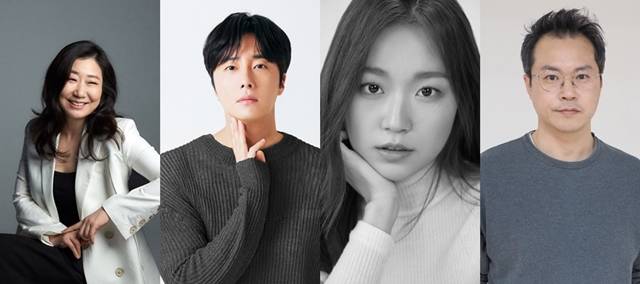 라미란 정일우 김슬기 백현진(왼쪽 부터)가 영화 '고속도로 가족' 출연을 확정했다. /씨제스엔터테인먼트, 9아토엔터테인먼트, 눈컴퍼니, 어어부 프로젝트 제공
