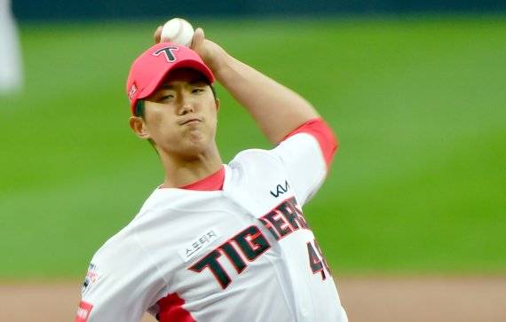 복귀 시동을 걸고 있는 KIA 선발투수 이의리. /사진=뉴시스