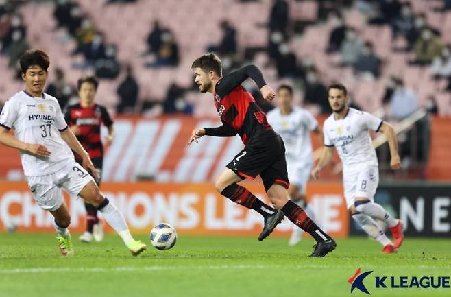 그랜트가 포항을 구했다. (한국프로축구연맹 제공)