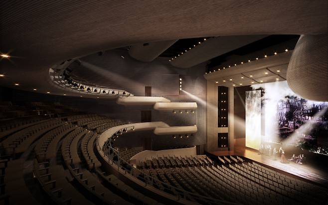마곡 LG아트센터에서 들어설 1335석 규모 ‘그랜드 씨어터’. LG아트센터 제공