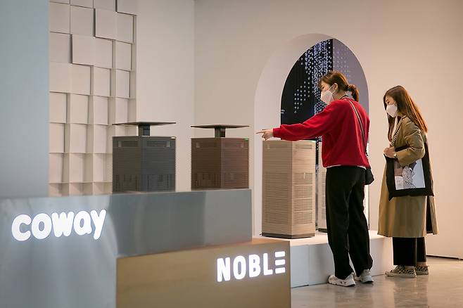 코웨이가 '2021 DDP 디자인페어'에 참가한다. / 사진=코웨이