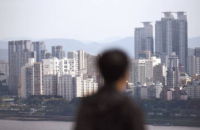 서울 강남구 삼성동과 청담동 일대 아파트 단지. [연합]