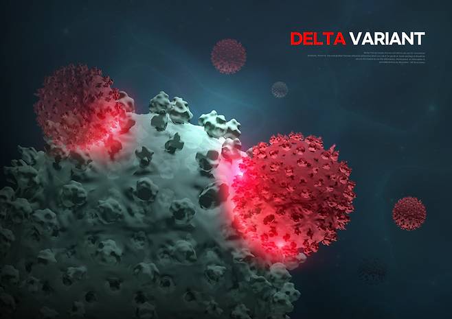코로나19 델타 변이 바이러스. 게티이미지뱅크