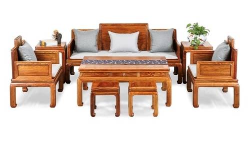 Photo shows the classical craft furniture made in Xianyou County of Putian City in southeast China's Fujian Province. (PRNewsfoto/Xinhua Silk Road)