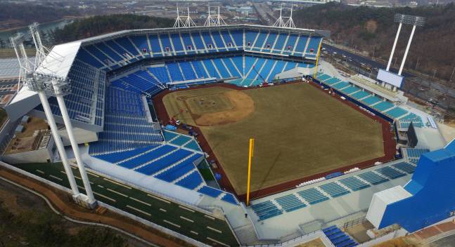 대구 삼성라이온즈파크 전경.  대구|연합뉴스