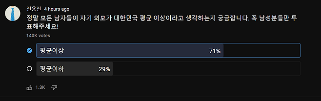 21일 오후 11시 20분쯤 투표 상황. 14만명이 넘게 참여했다. /유튜브